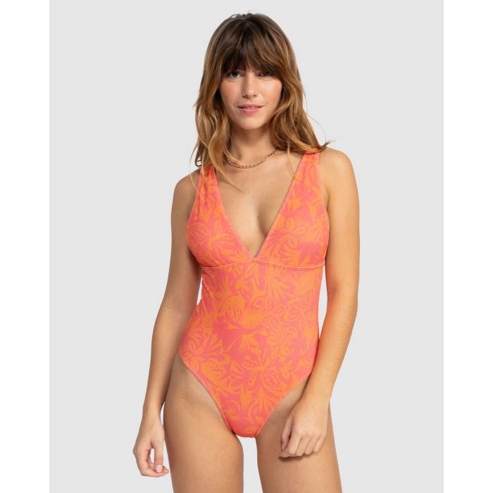 【★百貨店SALE★6/11真夜中2時迄】ロキシー Roxy 【 Womens Suntrip One Piece Swimsuit Womens Dubarry Suntrip Swim 】 レディース 水泳着 レディース
