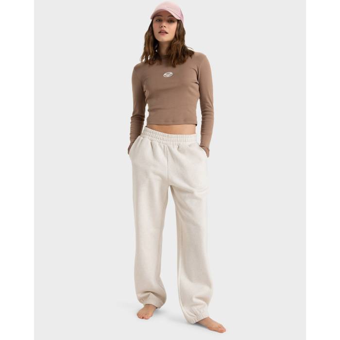 ロキシー Roxy 【 Womens In Morning Sunrise Track Pants Womens Oatmeal Heather 】 レディース トラック レディース heather ヘザー