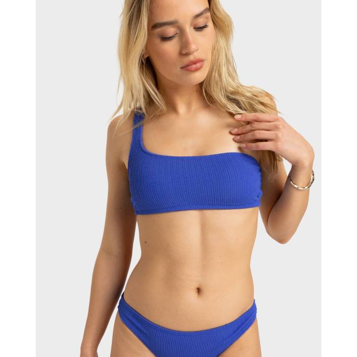 ロキシー Roxy 【 Womens Aruba Bra Assymetric Bikini Top Womens Dazzling Blue 】 レディース レディース 青色 ブルー｜スニケス