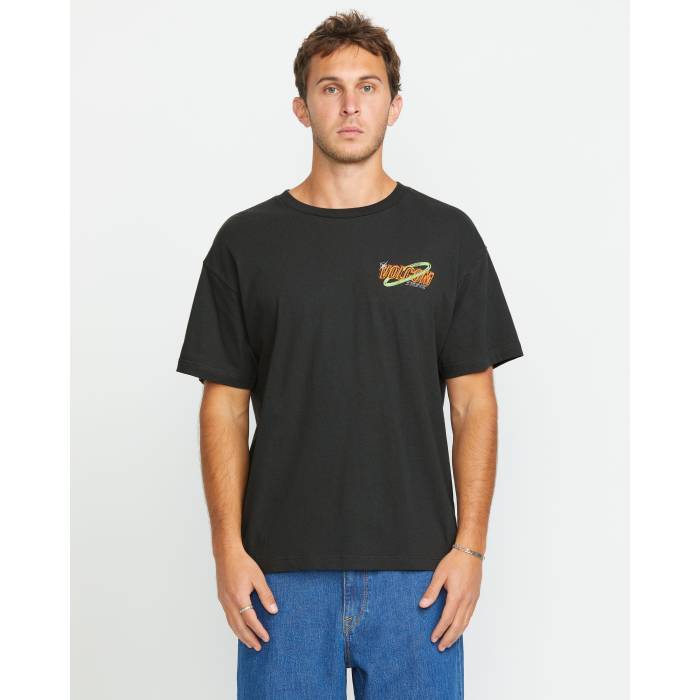 【★百貨店SALE★6/11真夜中2時迄】ボルコム Volcom 【 Mens Forcefield T-Shirt Mens Stealth 】 メンズ ティーシャツ メンズ ステルス
