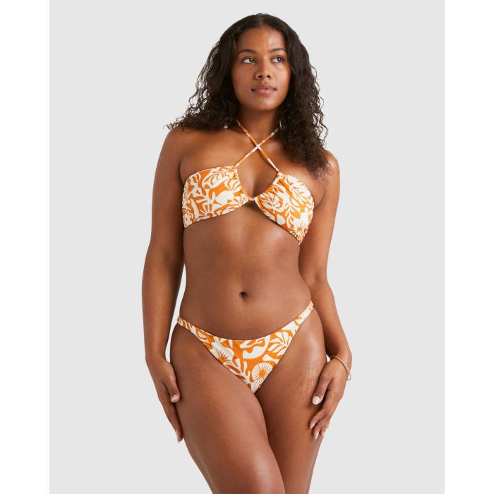 【★百貨店SALE★6/11十二時2時迄】散らし広告ボン Billabong 【 Womens On Island Time Maya Bikini Bottom Womens Dried Mango 】 レディース 一時停止 ズボン ボトムス レディース