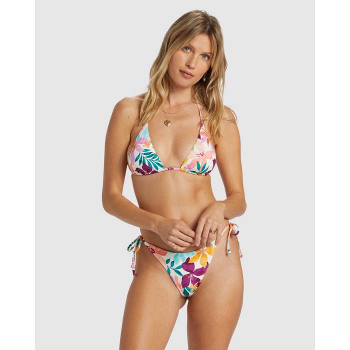 【★百貨店SALE★6/11真夜中2時迄】散らし広告ボン Billabong 【 Womens Playa Del Sol Mul Tri Bikini Top Womens Multi 】 レディース レディース