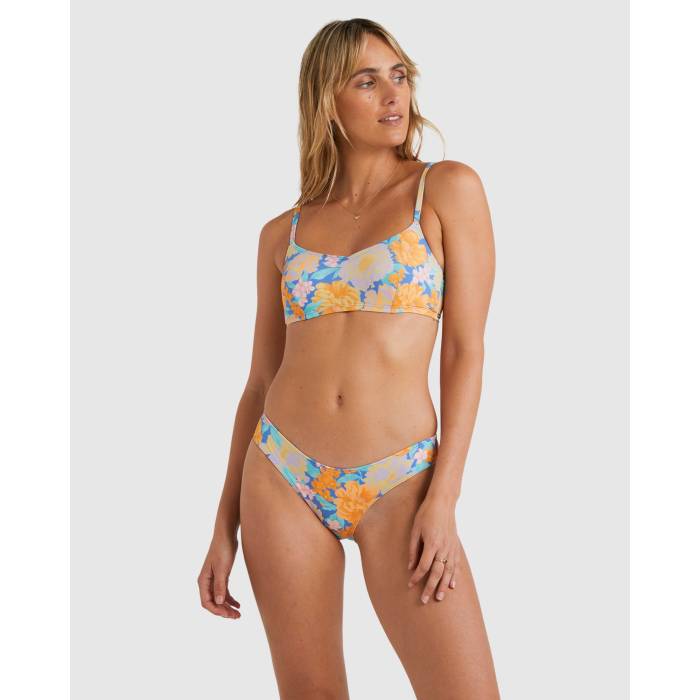 【★百貨店SALE★6/11真夜中2時迄】散らし広告ボン Billabong 【 Womens Last Summer Bondi Bikini Bottom Womens Blue 】 レディース Summer 朱夏 ズボン ボトムス レディース 青碧 青碧