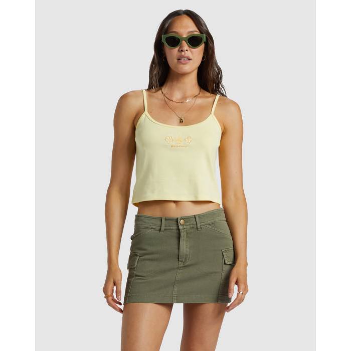 ビラボン Billabong 【 Womens Hilary Cargo Denim Mini Skirt Womens Canteen 】 レディース カーゴ デニム レディース
