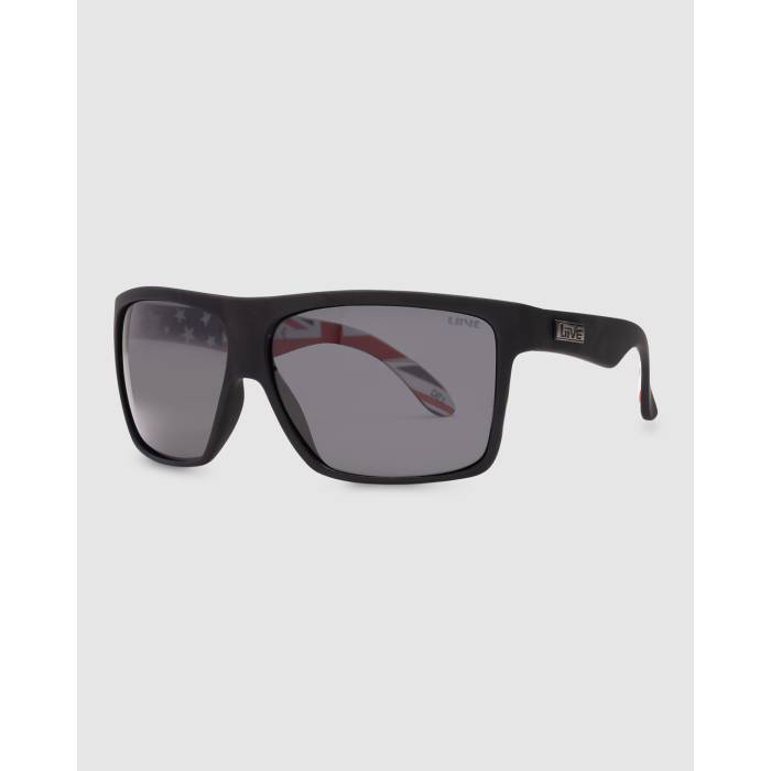 Liive 【 Holy 4 Polarized Sunglasses Mens Oz Matt Black 】 サングラス メンズ 黒色 ブラック