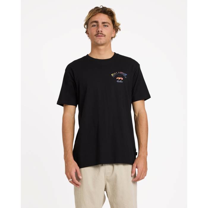 ビラボン Billabong 【 Mens Arch Fade T-Shirt Mens Black 】 メンズ Tシャツ メンズ 黒色 ブラック