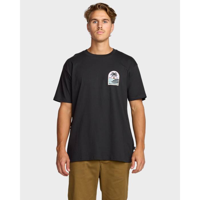 ビラボン Billabong 【 Mens Portal T-Shirt Mens Washed Black 】 メンズ Tシャツ メンズ 黒色 ブラック
