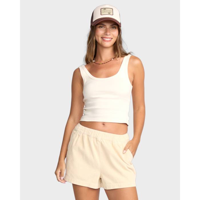 ビラボン Billabong 【 Womens Goddess Knit Tank Top Womens Whitecap 】 レディース ニット タンクトップ レディース