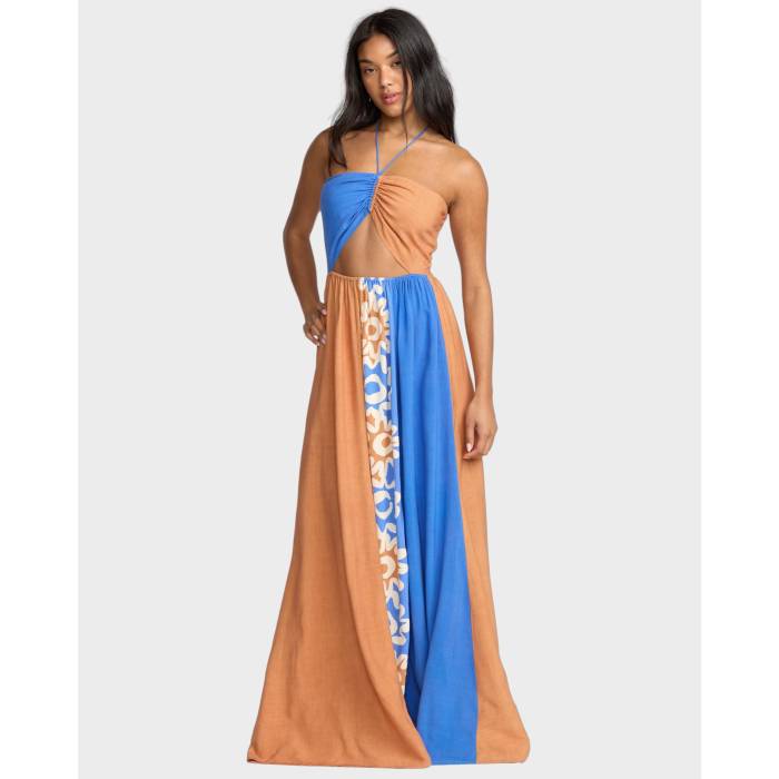 【★百貨店SALE★6/11十二時2時迄】散らし広告ボン Billabong 【 Womens Trippin Drippin Maxi Dress Womens Sunburnt 】 レディース お召しもの レディース