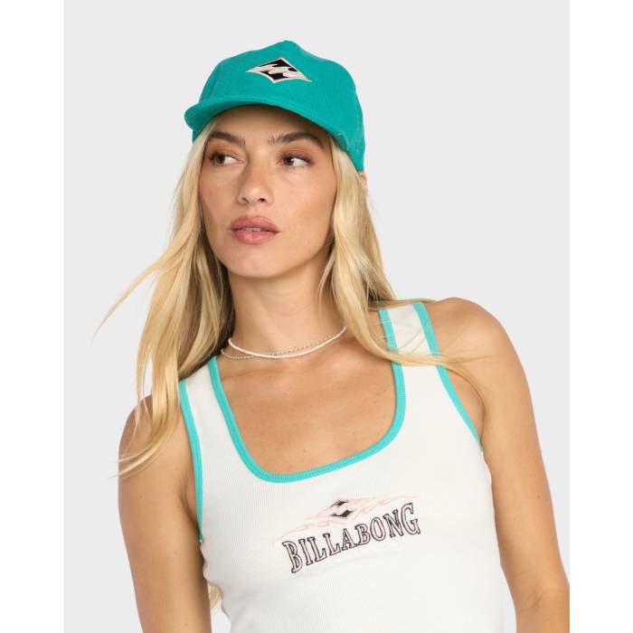 【★百貨店SALE★6/11夜夜中2時迄】散らし広告ボン Billabong 【 Womens Grandpa Cap Womens Aqua Haze 】 レディース 旗がしら かぶり笠 レディース アクア