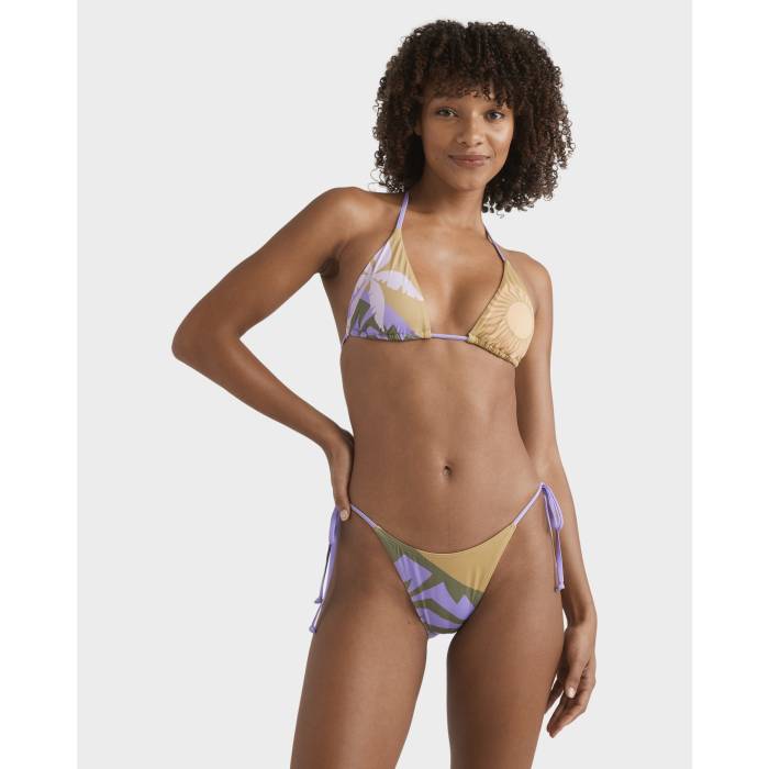 【★百貨店SALE★6/11真夜中2時迄】散らし広告ボン Billabong 【 Womens Feel The Heat Bikini Bottom Womens Cadet 】 レディース 熱気 ズボン ボトムス レディース