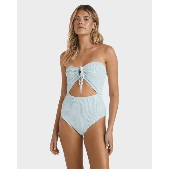 ビラボン Billabong 【 Womens Summer Hi Drew One Piece Swimsuit Womens Sky Blue 】 レディース Summer サマー 水着 レディース スカイ 青色 ブルー