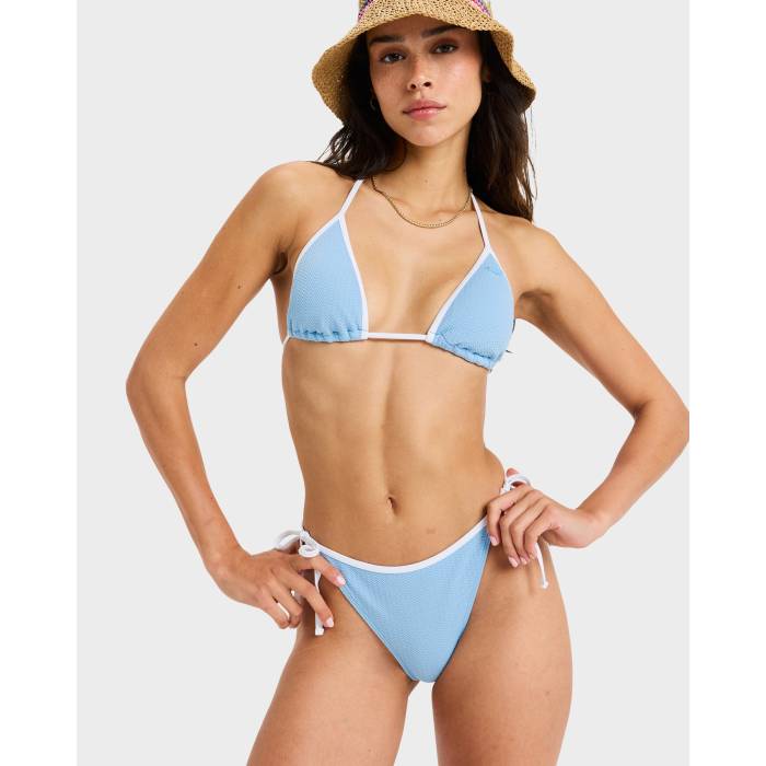 【★百貨店SALE★6/11十二時2時迄】ロキシー Roxy 【 Womens Kauai Moderate Tie Side Bikini Bottom Womens Sky Blue 】 レディース タイ ズボン ボトムス レディース 天の原 青み 青色