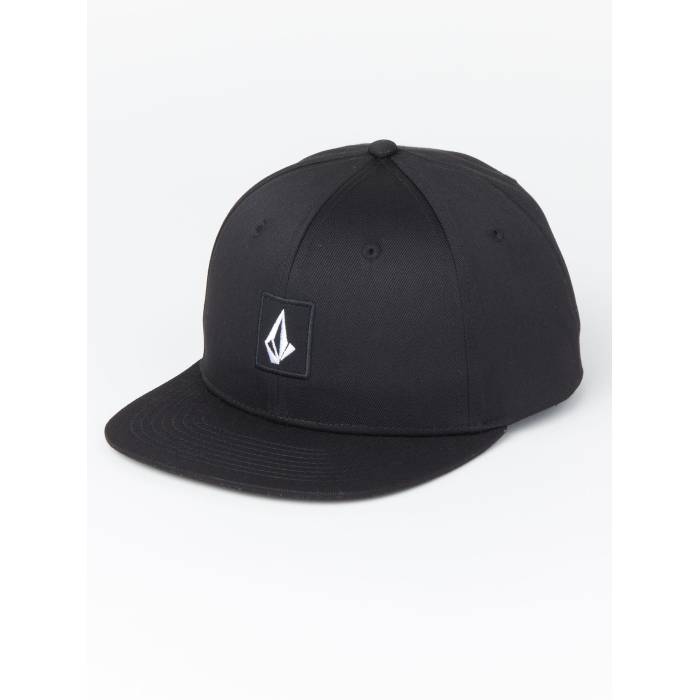 ボルコム Volcom 【 Mens V Square Snapback Cap Mens Black 】 メンズ Snapback スナップバック バッグ キャップ 帽子 メンズ 黒色 ブラック