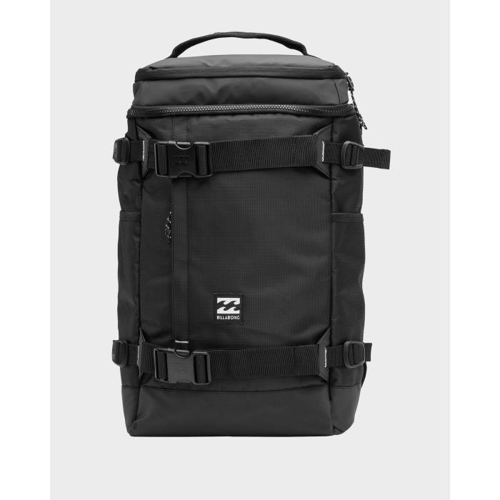 【★百貨店SALE★6/11真夜中2時迄】散らし広告ボン Billabong 【 Operative Surf Backpack Mens Black 】 うしろ側容器に並べる 御徒面子 背嚢 メンズ 黒いこと 黒いこと