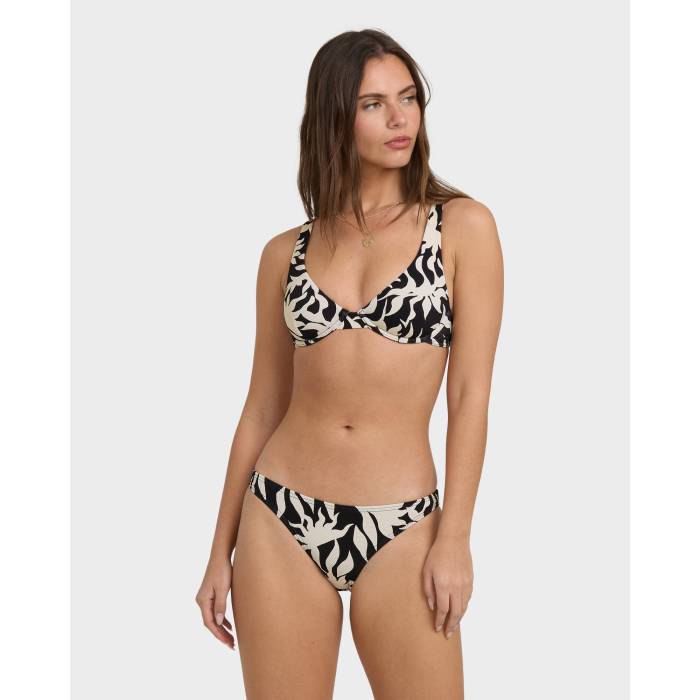 【★百貨店SALE★6/11真夜中2時迄】散らし広告ボン Billabong 【 Womens By My Side Bikini Bottom Womens Black White 】 レディース ズボン ボトムス レディース 黒いこと 黒いこと 白いこと 白いこと