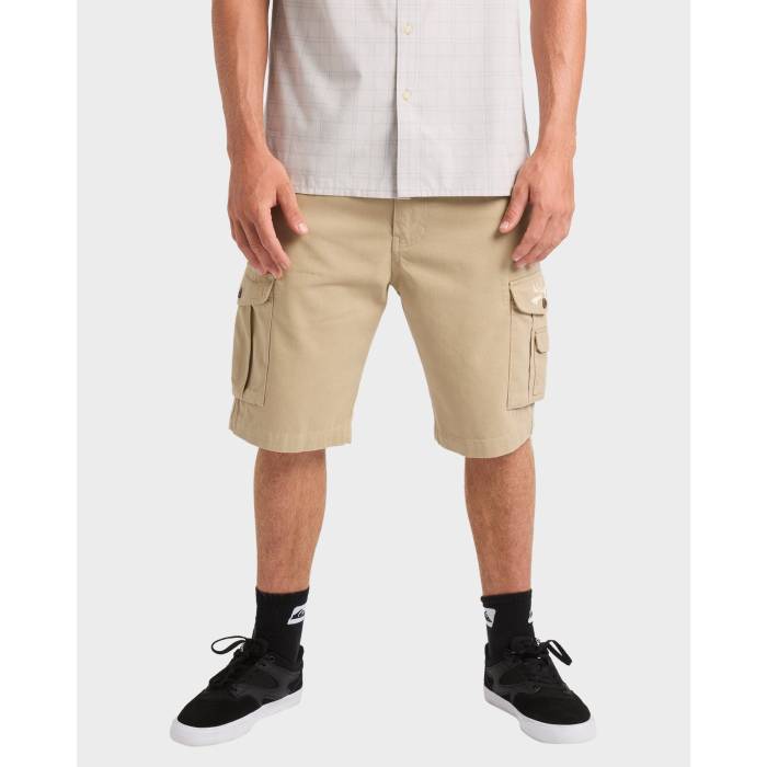 クイックシルバー Quiksilver 【 Mens Critical Battle Cargo Shorts Mens Sandstone 】 メンズ カーゴ ショーツ メンズ 19,388円