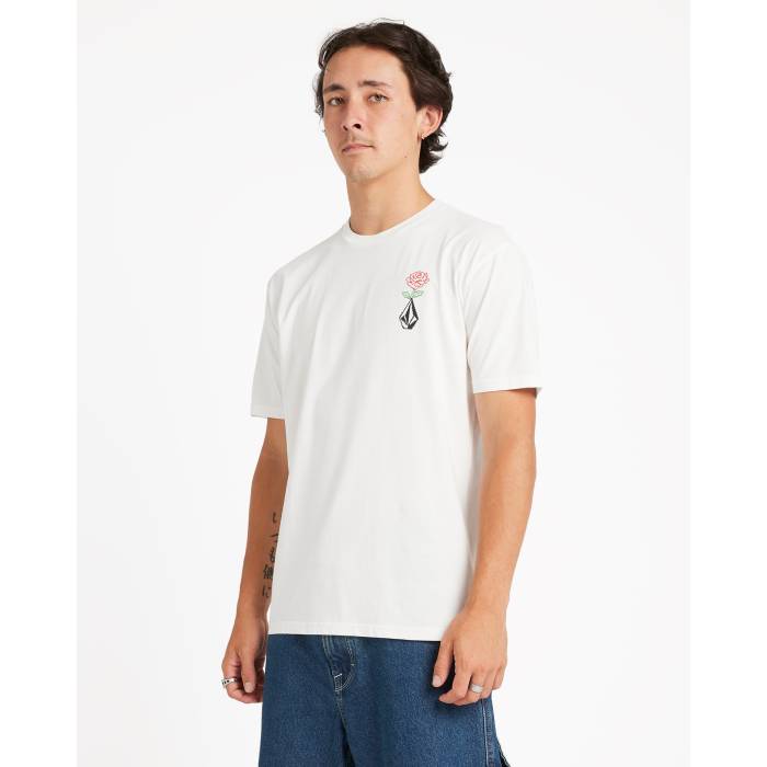 【★百貨店SALE★6/11十二時2時迄】ボルコム Volcom 【 Mens Pleasantry T-Shirt Mens Off White 】 メンズ プルオーバー メンズ 白いこと 白いこと