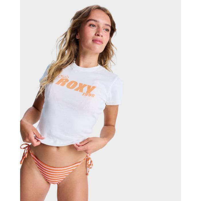 ロキシー Roxy 【 Womens Beach Love T-Shirt Womens Egret 】 レディース Tシャツ レディース