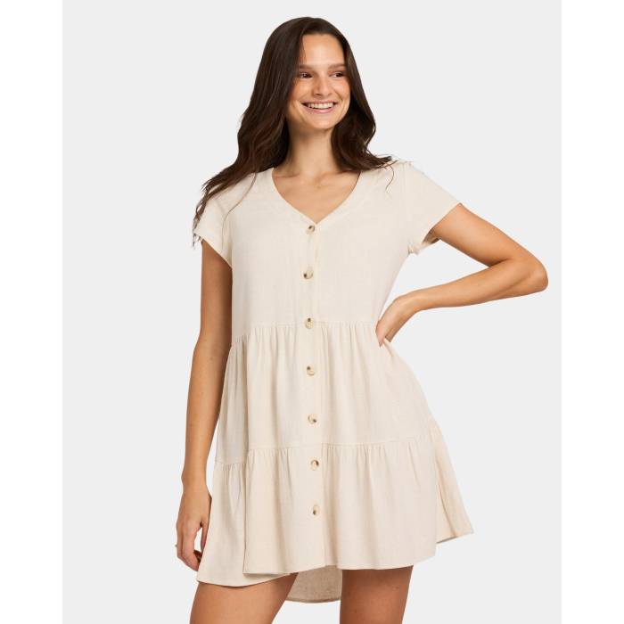 Nunui 【 Womens Midday Dress Womens Natural Fleck 】 レディース ドレス レディース ナチュラル