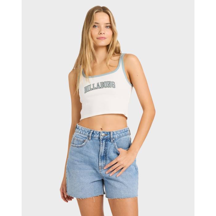 【★百貨店SALE★6/11十二時2時迄】散らし広告ボン Billabong 【 Womens Athletic Billa Tank Top Womens Salt Crystal 】 レディース 貯蔵タンクいの一番 レディース