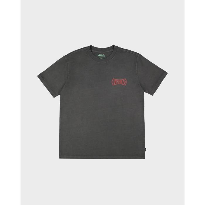 ルーカ Rvca 【 Mens Meric T-Shirt Mens Pirate Black 】 メンズ Tシャツ メンズ 黒色 ブラック