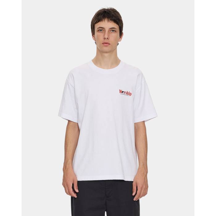 Worship 【 Mens Core Smoko T-Shirt Mens White 】 メンズ コア Tシャツ メンズ 白色 ホワイト｜スニケス