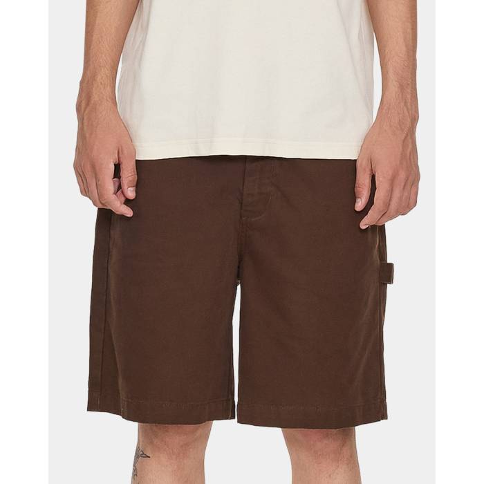 Worship 【 Mens Canvas Utility Carpenter Shorts Mens Brown 】 メンズ ショーツ メンズ 茶色 ブラウン