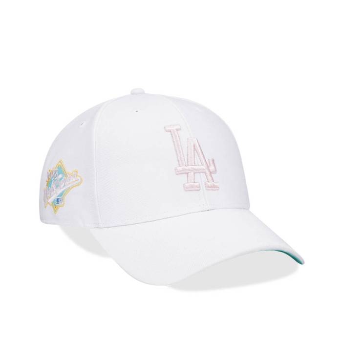 フォーティーセブンブランド 47 Brand 【 47Brand Los Angeles Dodgers World Series 1988 White Sure Shot Mvp Snapback Hat Men White 】 ドジャース シリーズ 白色 ホワイト Snapback スナップバック バッグ メンズ 白色