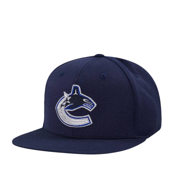 アメリカンニードル American Needle 【 Vancouver Canucks 400 Series Navy Snapback Hat Men Navy 】 バンクーバー カナックス シリーズ 紺色 ネイビー Snapback スナップバック バッグ メンズ 紺色 ネイビー