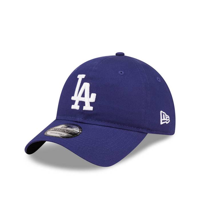 ニューエラ New Era 【 Los Angeles Dodgers League Essential Blue 9Twenty Strapback Hat Men Blue 】 ドジャース 青色 ブルー メンズ 青色 ブルー