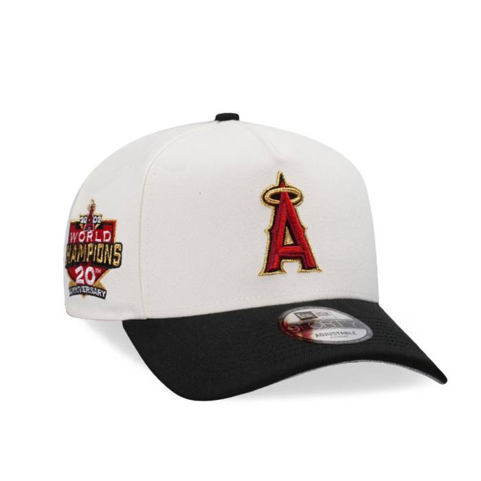 ニューエラ New Era 【 Anaheim Angels 20Th Anniversary Chrome Gold Two Tone 9Forty A Frame Snapback Hat Men White 】 アナハイム angels エンジェルス ゴールド Snapback スナップバック バッグ メンズ 白色 ホワイト 12,283円