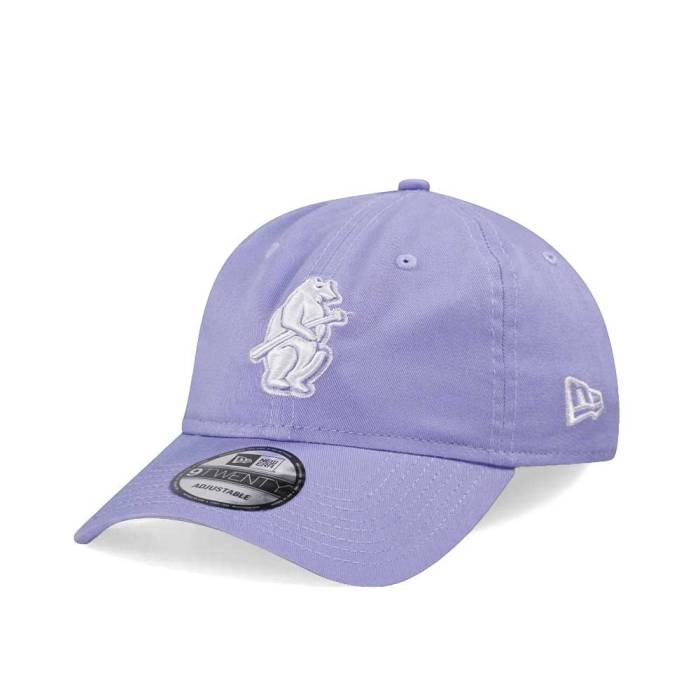 ニューエラ New Era 【 Chicago Cubs Lavender 9Twenty Strapback Hat Men Purple 】 シカゴ カブス メンズ Purple 紫・パープル|スニケス