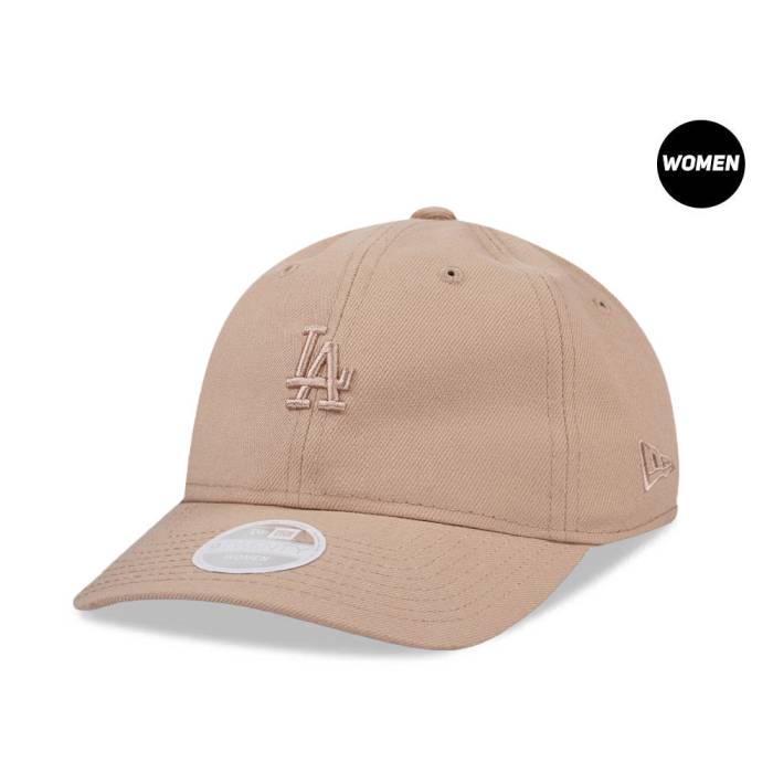 【★百貨店SALE★6/11夜夜中2時迄】ニュー内鰓 New Era 【 Los Angeles Dodgers Camel Womens 9Twenty Strapback Hat Women Beige 】 ドジャース camel 駱駝 レディース レディース ベージュ