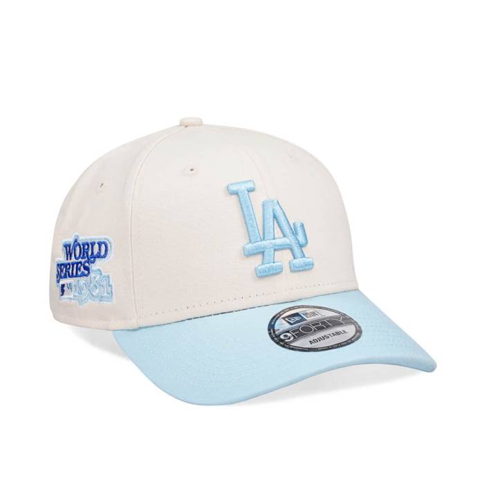 ニューエラ New Era 【 Los Angeles Dodgers World Series 1981 Two Tone Edition 9Forty Strapback Hat Men White 】 ドジャース シリーズ メンズ 白色 ホワイト