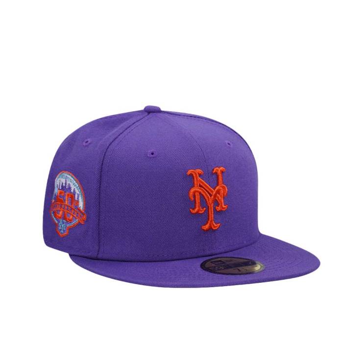 ニューヨーク・メッツ キャップ 紫 BHEADS ニューヨーク メッツ】New Era Fitted キャップ-ALL.BALLS