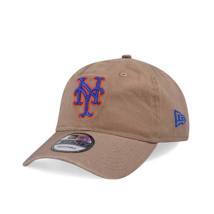 ニューエラ New Era 【 New York Mets Khaki 9Twenty Strapback Hat Men Beige 】 メッツ カーキ メンズ ベージュ|スニケス