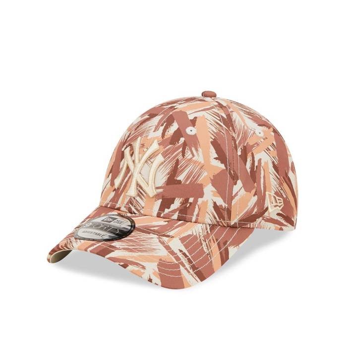 ニューエラ New Era 【 New York Yankees Painted Stone 9Forty Strapback Hat Men Beige 】 ヤンキース メンズ ベージュ|スニケス