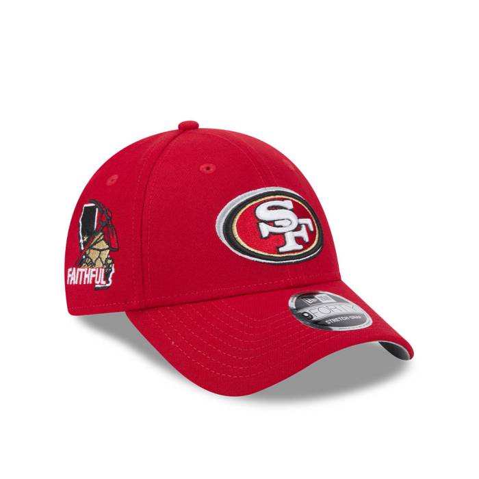 ニューエラ New Era 【 San Francisco 49Ers Nfl24 Draft 9Forty Stretch Snapback Hat Men Red 】 フォーティーナイナーズ Snapback スナップバック バッグ メンズ Red 赤・レッド|スニケス