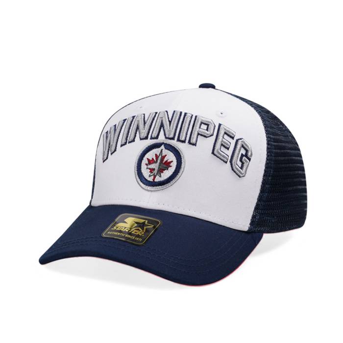 スターター Starter 【 Winnipeg Jets Penalty Curved Trucker Snapback Hat Men White 】 ウィニペグ jets ジェッツ トラッカー Snapback スナップバック バッグ メンズ 白色 ホワイト