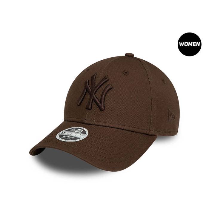 【★百貨店SALE★6/11夜夜中2時迄】ニュー内鰓 New Era 【 New York Yankees League Essential Walnut Womens 9Forty Strapback Hat Women Brown 】 ヤンキース レディース レディース 赤銅色 赤銅色