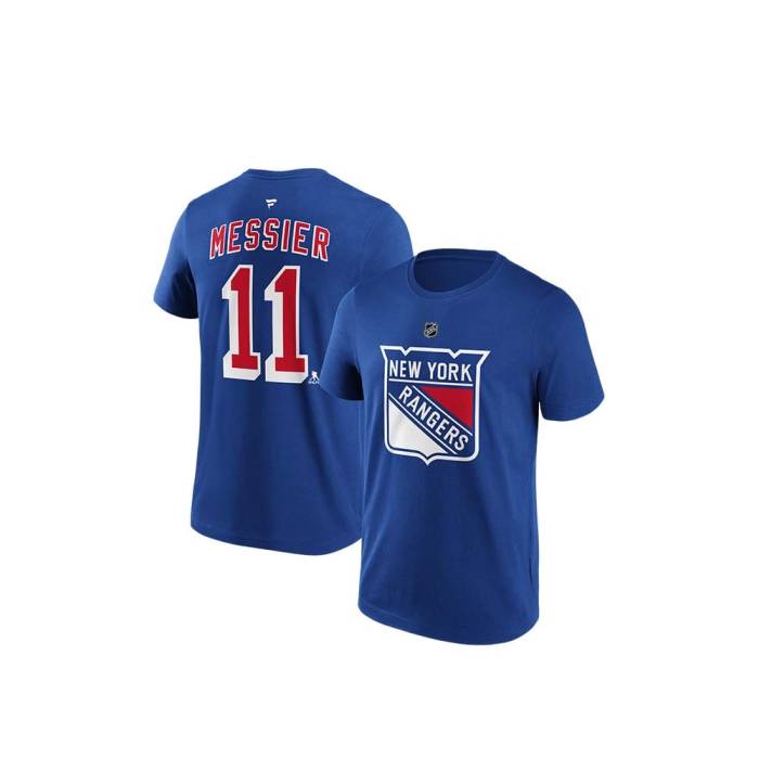 ファナティクス Fanatics 【 New York Rangers Mark Messier Name \u0026Amp; Number T-Shirt Men 】 レンジャース Tシャツ メンズ