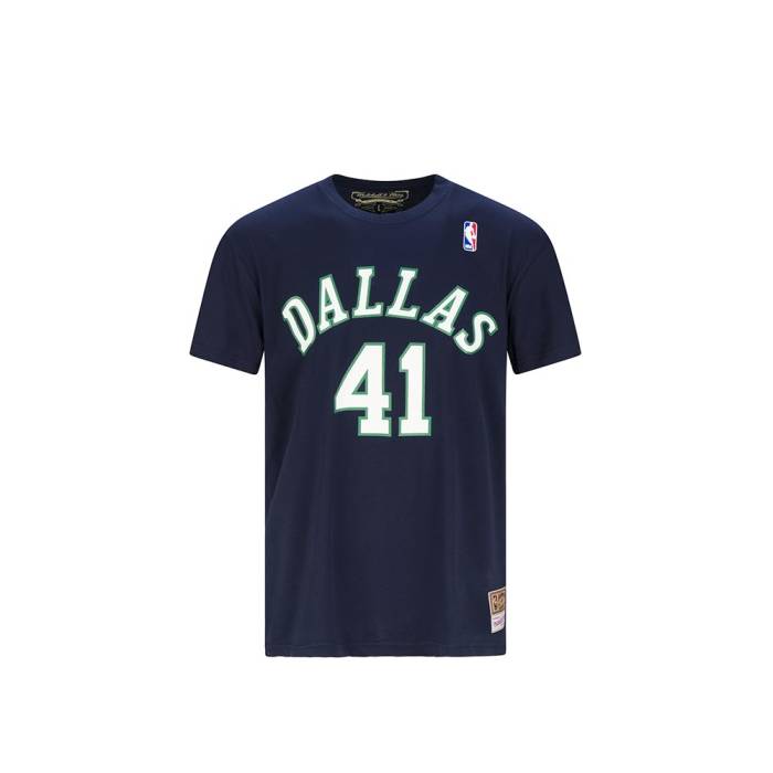 【★百貨店SALE★6/11真夜中2時迄】ミッチェルアンドネス Mitchell \u0026Amp; Ness 【 Dallas Mavericks - Dirk Nowitzki Name \u0026Amp; Number T-Shirt Men 】 ダラス マーベリックス ティーシャツ メンズ