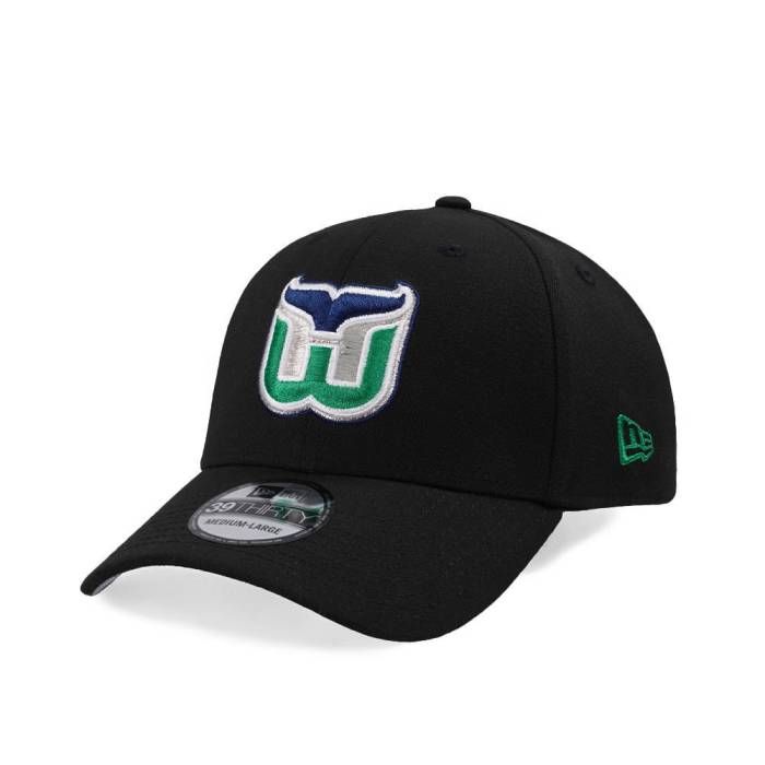 ニューエラ New Era 【 Hartford Whalers Classic Black Prime Edition 39Thirty Stretch Hat Men 】 クラシック 黒色 ブラック メンズ｜スニケス