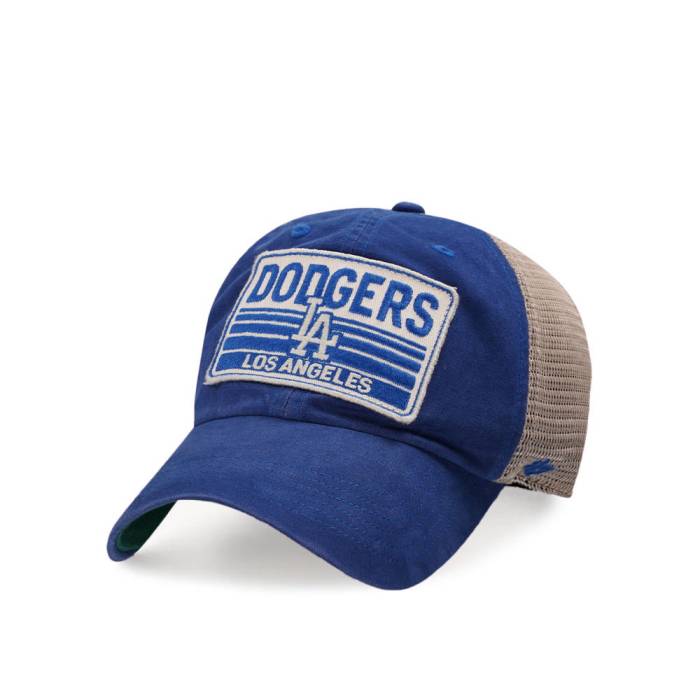 フォーティーセブンブランド 47 Brand 【 47Brand Los Angeles Dodgers Vintage Royal Blue Four Stroke Clean Up Trucker Snapback Hat Men Blue 】 ドジャース vintage ビンテージ・ヴィンテージ 青色 ブルー トラッカー Snapba