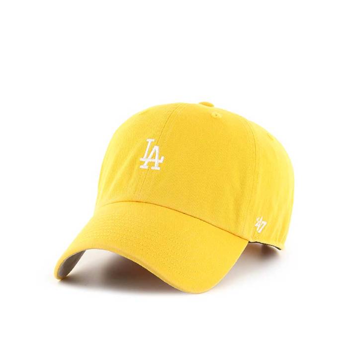 フォーティーセブンブランド 47 Brand 【 47Brand Los Angeles Dodgers Yellow Base Runner Clean Up Strapback Hat Men Yellow 】 ドジャース yellow 黄色・イエロー メンズ yellow 黄色・イエロー
