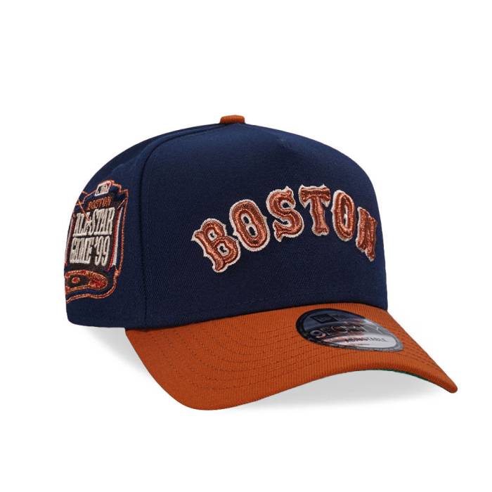 ニューエラ New Era 【 Boston Red Sox All Star Game 1999 Copper Two Tone 9Forty A Frame Snapback Hat Men Blue 】 ボストン Red 赤・レッド Game ゲーム 銅色 コッパー Snapback スナップバック バッグ メンズ 青色 ブルー｜スニケス 12,629円