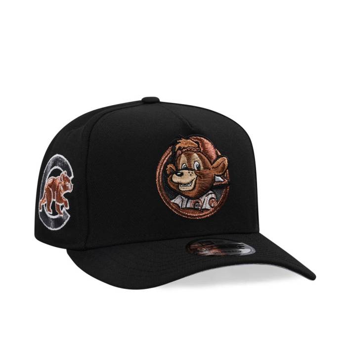 ニューエラ New Era 【 Chicago Cubs Clark Black Copper 9Fifty A Frame Snapback Hat Men Black 】 シカゴ カブス 黒色 ブラック 銅色 コッパー Snapback スナップバック バッグ メンズ 黒色 ブラック|スニケス