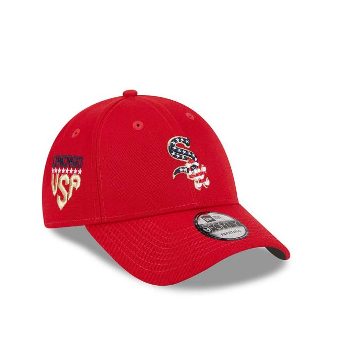 ニューエラ New Era 【 Chicago White Sox 4Th Of July 23 9Forty Stretch Snapback Hat Men Red 】 シカゴ 白色 ホワイト Snapback スナップバック バッグ メンズ Red 赤・レッド|スニケス