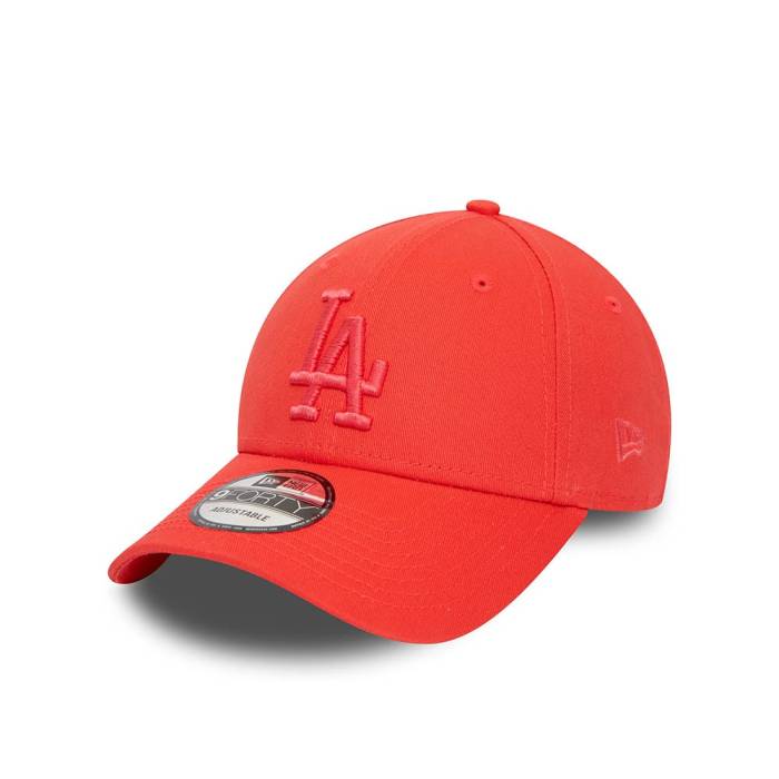 ニューエラ New Era 【 Los Angeles Dodgers League Essential Red And Pink 9Forty Strapback Hat Men Red 】 ドジャース Red 赤・レッド pink ピンク メンズ Red 赤・レッド